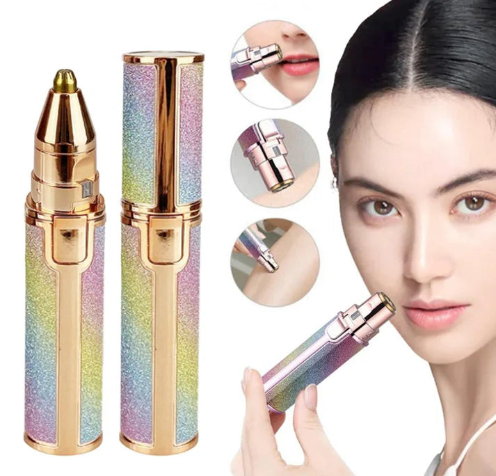 2 in 1 Electric Eyebrow Trimmer & Flawless Hair Remover – Rechargeable Painless Shaver for Women Decent Vibes