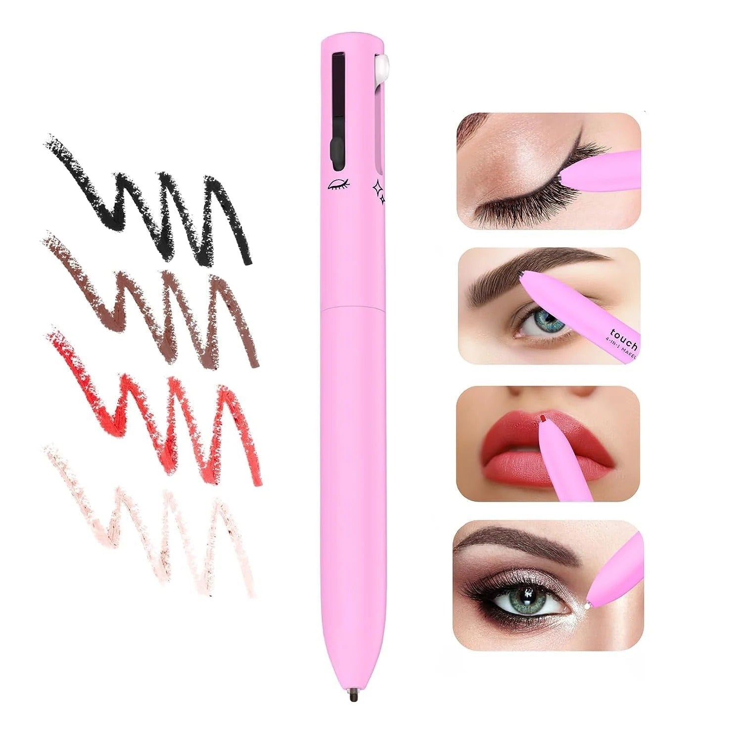 4 in 1 Makeup Pen – Multi-Style Eyeliner for Easy & Quick Eye Makeup Decent Vibes