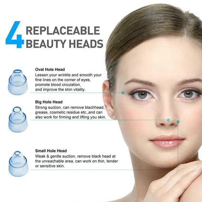 4 in 1 Rechargeable Blackhead Removal Machine – Face Acne Pore Cleaner Vacuum Suction Tool Decent Vibes