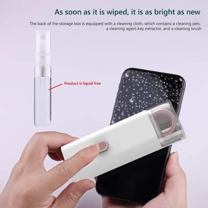 7 in 1 Keyboard & Gadget Cleaning Kit – Multifunctional Brush Set for Laptop, Mobile & Airpods Decent Vibes