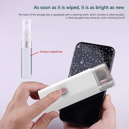 7 in 1 Keyboard & Gadget Cleaning Kit – Multifunctional Brush Set for Laptop, Mobile & Airpods Decent Vibes