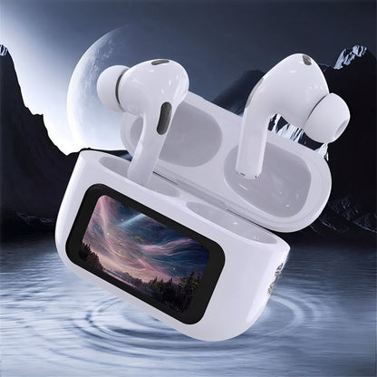 A9 AirPods Pro with Digital Display – ANC, Transparency Mode & Touch Volume Control Decent Vibes