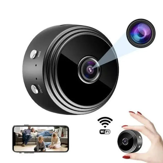 A9 Mini WiFi Wireless IP Security Camera – 1080p HD, Night Vision, Motion Alerts Decent Vibes
