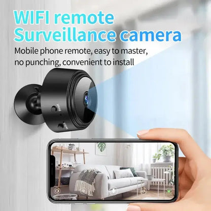 A9 Mini WiFi Wireless IP Security Camera – 1080p HD, Night Vision, Motion Alerts Decent Vibes