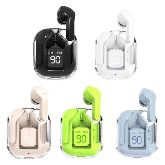 Air 31 TWS Earbuds – Wireless Bluetooth 5.3 with Transparent Case & Noise Reduction Decent Vibes