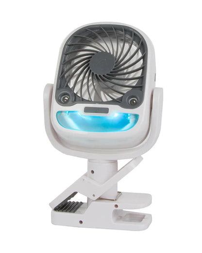 Arctic Air Portable Fan with Universal Clamp – 3 Speed, Cordless, 360° Swivel Decent Vibes