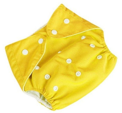 Baby Washable Flexible Diapers | Adjustable & Reusable Cloth Training Diaper (0–2 Years) – Random Color Decent Vibes