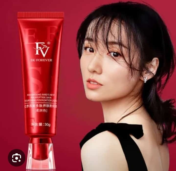 FV Foundation – Oil Absorb Ivory Liquid Foundation 30g | Matte Finish & Long-Lasting Coverage Decent Vibes