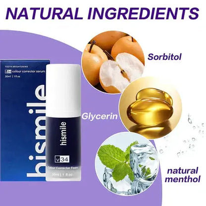 Hismile V34 Purple Teeth Whitening – Colour Corrector Serum 30 ml Decent Vibes