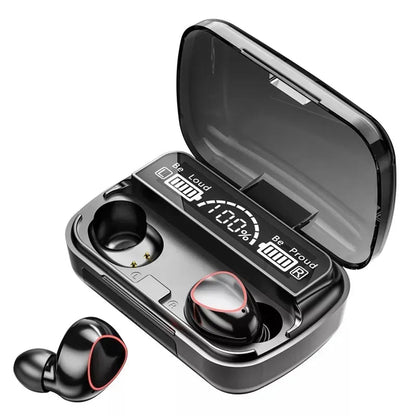 M10 TWS Wireless Earbuds – Bluetooth 5.1 with Power Bank, LED Display & Touch Control Decent Vibes