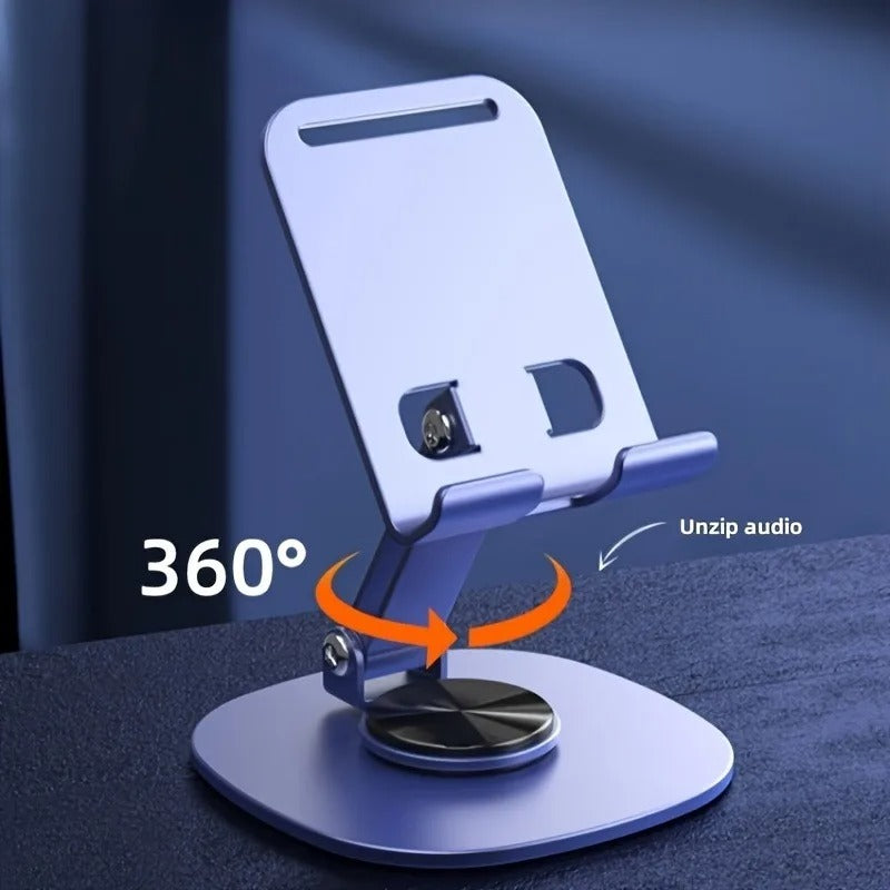 Metal Mobile Holder – 360° Rotatable Stand with Carbon Steel Plate | Strong Grip & Universal Fit Decent Vibes