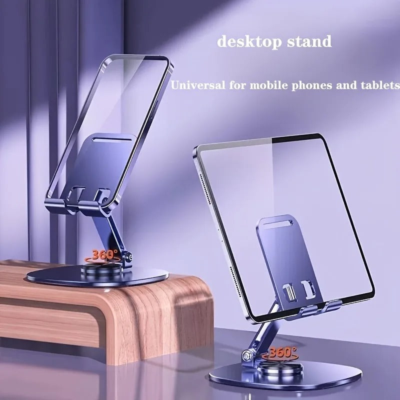 Metal Mobile Holder – 360° Rotatable Stand with Carbon Steel Plate | Strong Grip & Universal Fit Decent Vibes