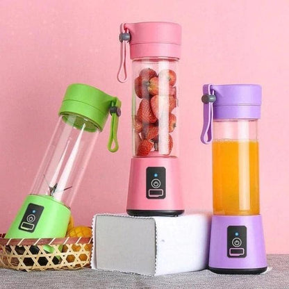 Portable Juicer Blender Cup – USB Rechargeable Mini Smoothie & Ice Crusher (260ml) Decent Vibes