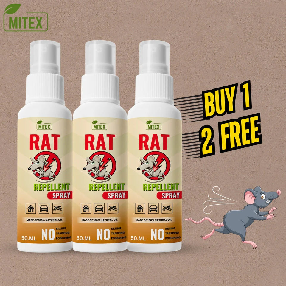 Rat Repellent Spray – Protects Car Wires, Engine, Home & Office (50ml) Decent Vibes