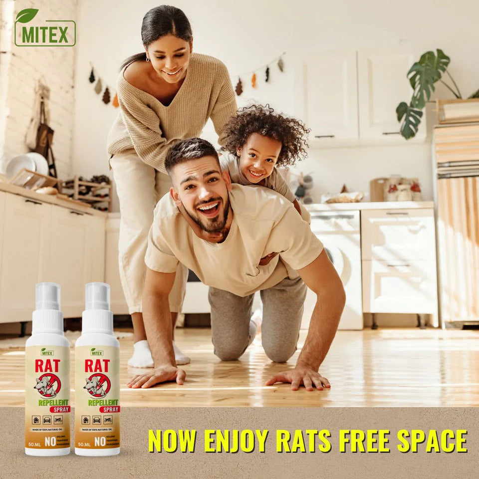 Rat Repellent Spray – Protects Car Wires, Engine, Home & Office (50ml) Decent Vibes