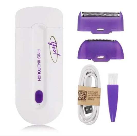 Rechargeable Hair Remover – Finishing Touch Flawless Body Hair Removal | Painless & Portable | Safe for Face & Body Decent Vibes