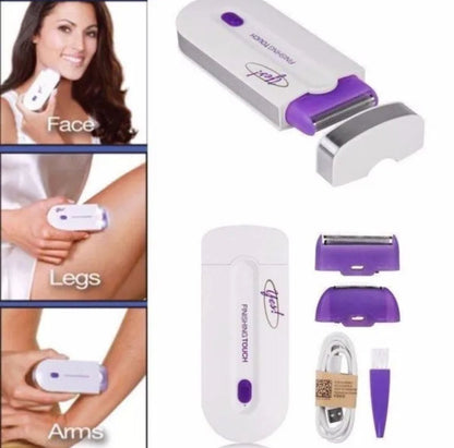 Rechargeable Hair Remover – Finishing Touch Flawless Body Hair Removal | Painless & Portable | Safe for Face & Body Decent Vibes