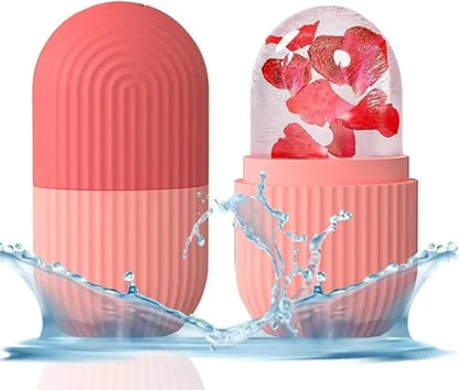 Silicone Cube Facial Ice Roller – Reusable Skincare Tool for Massage, Pore Tightening & Anti-Aging Decent Vibes