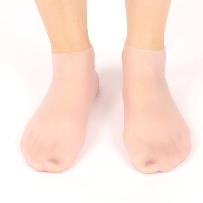 Silicone Gel Moisturizing Socks – Foot Care for Cracked Heels, Dryness & Dead Skin Removal Decent Vibes
