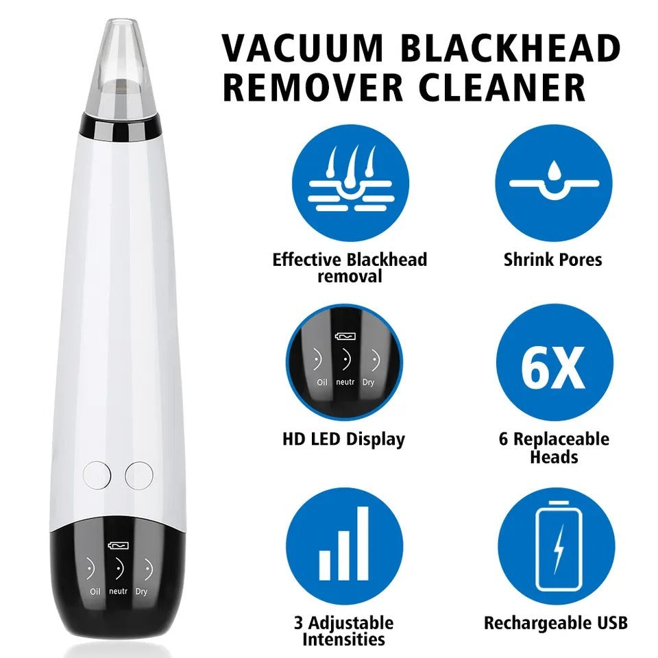 Vacuum Blackhead Remover Cleaner – Professional Pore Extractor with 3 Modes Decent Vibes