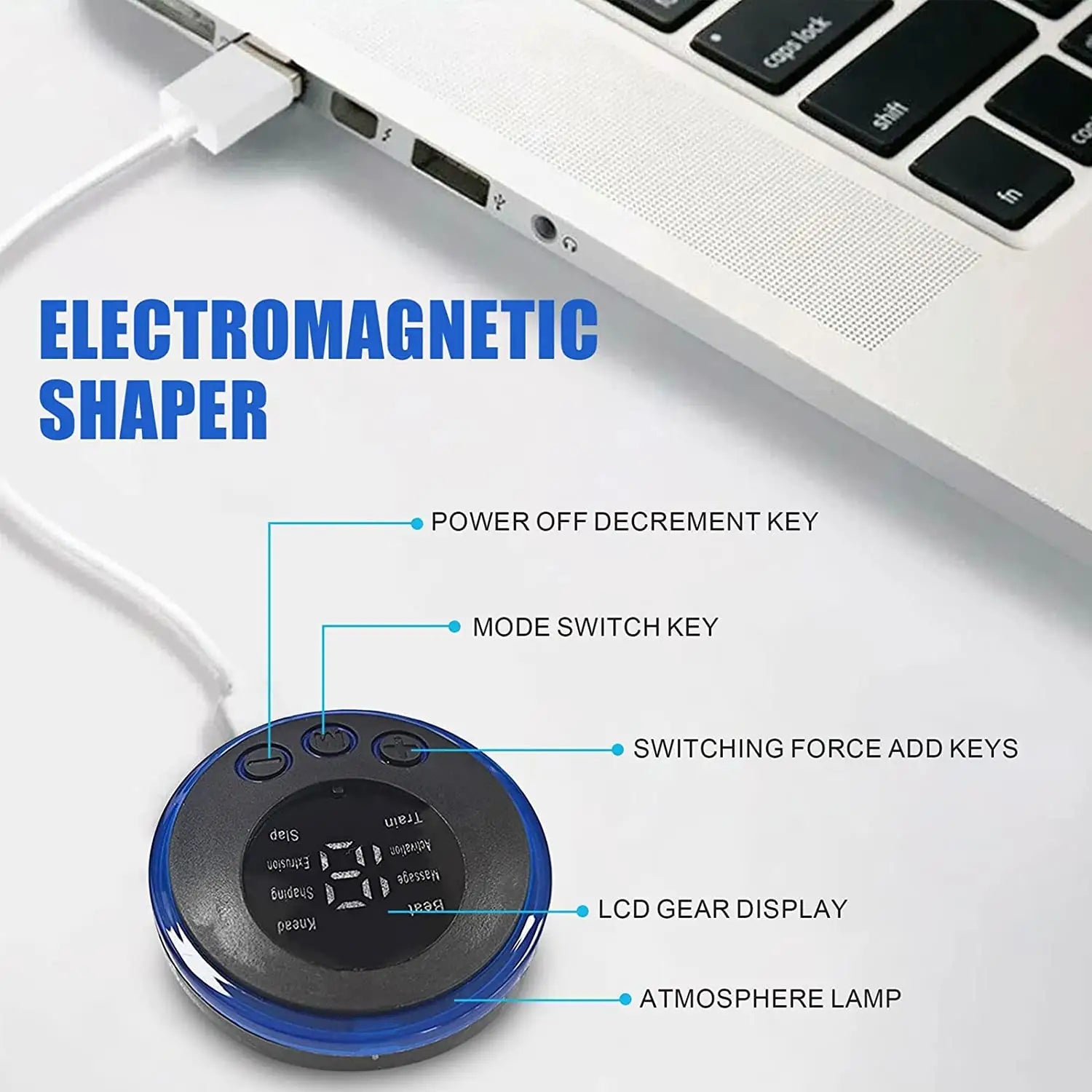 Wireless EMS Mini Body Massager – Portable Butterfly Massager for Pain Relief & Blood Circulation Decent Vibes