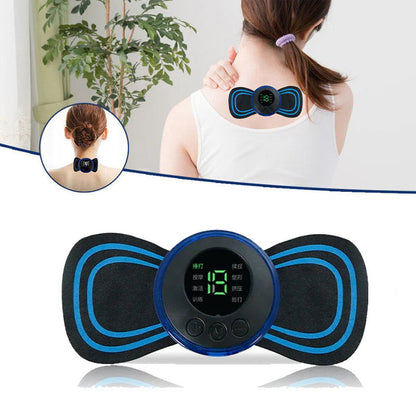 Wireless EMS Mini Body Massager – Portable Butterfly Massager for Pain Relief & Blood Circulation Decent Vibes