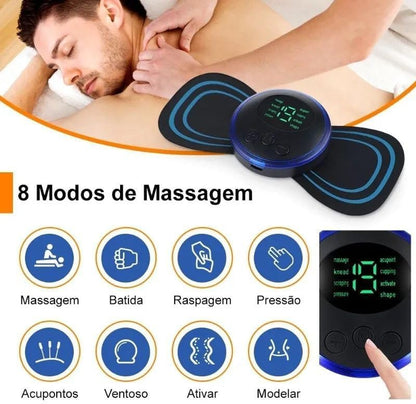 Wireless EMS Mini Body Massager – Portable Butterfly Massager for Pain Relief & Blood Circulation Decent Vibes