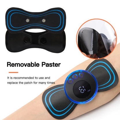Wireless EMS Mini Body Massager – Portable Butterfly Massager for Pain Relief & Blood Circulation Decent Vibes