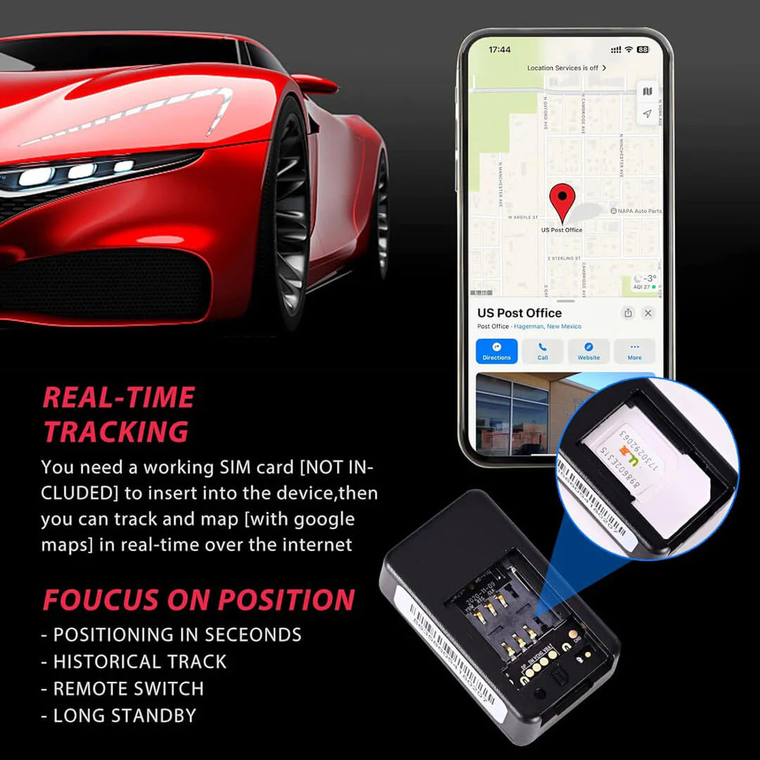 Mini GPS Tracker – Real-Time Magnetic Tracking Device | Best Car, Kids & Valuables Locator – Imported Decent Vibes
